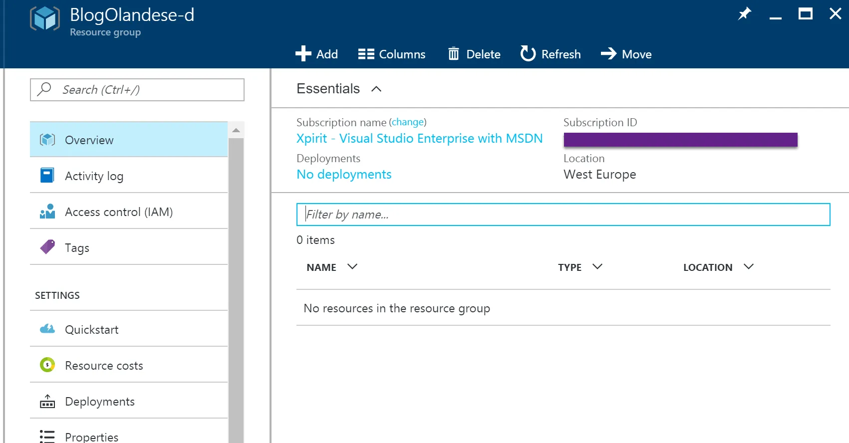 Setting up VSTS with ARM Templates