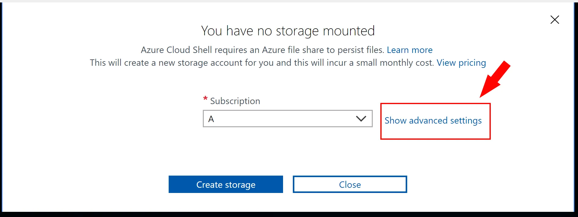 Mount your Azure Cloud Shell to another Storage Account